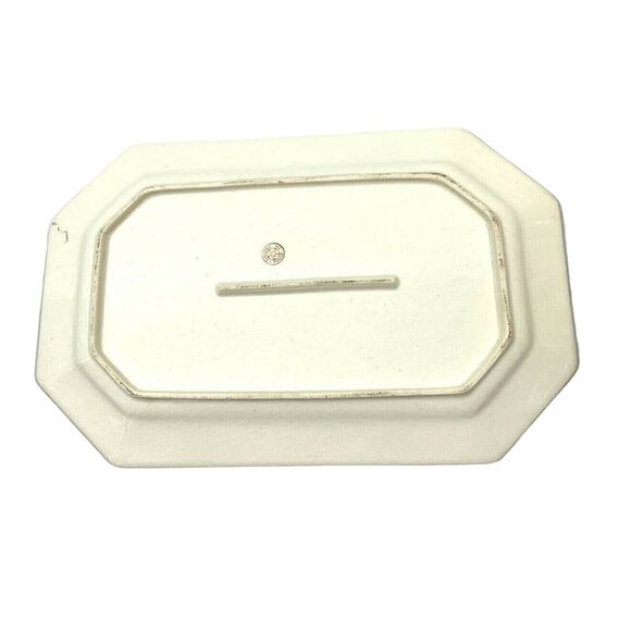 Vintage Ceramic‎ Teapot with Octagon Tray Pink Floral Hand Painted  Japan - Picture 10 of 13